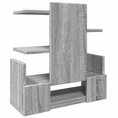 vidaXL Desk Organiser Grey Sonoma 49x20x52.5 cm Engineered wood 6