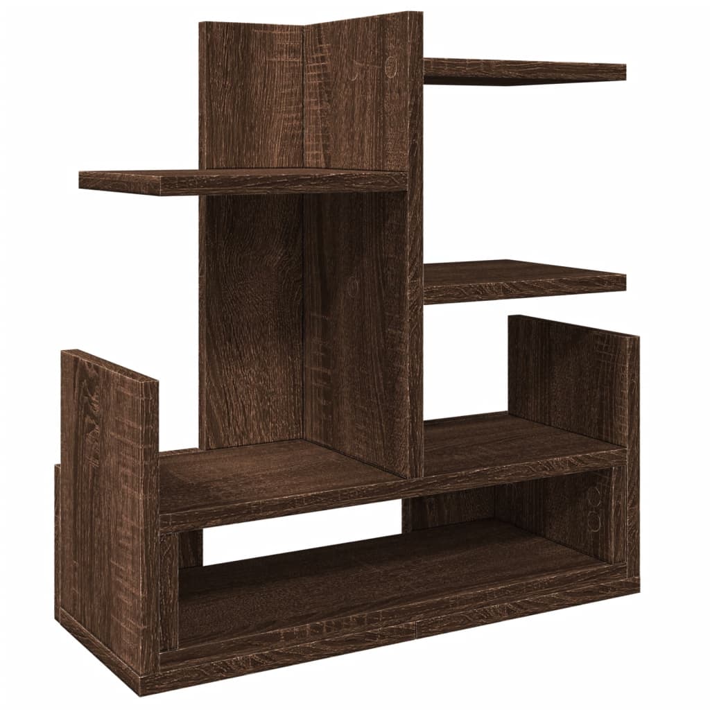 vidaXL Desk Organiser Brown Oak 49x20x52.5 cm Engineered wood 2