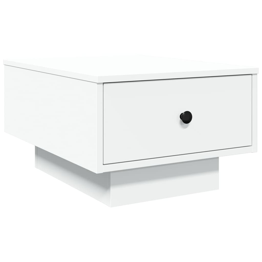 Coffee Table 60x45x31 cm Engineered Wood Width 60 cm White