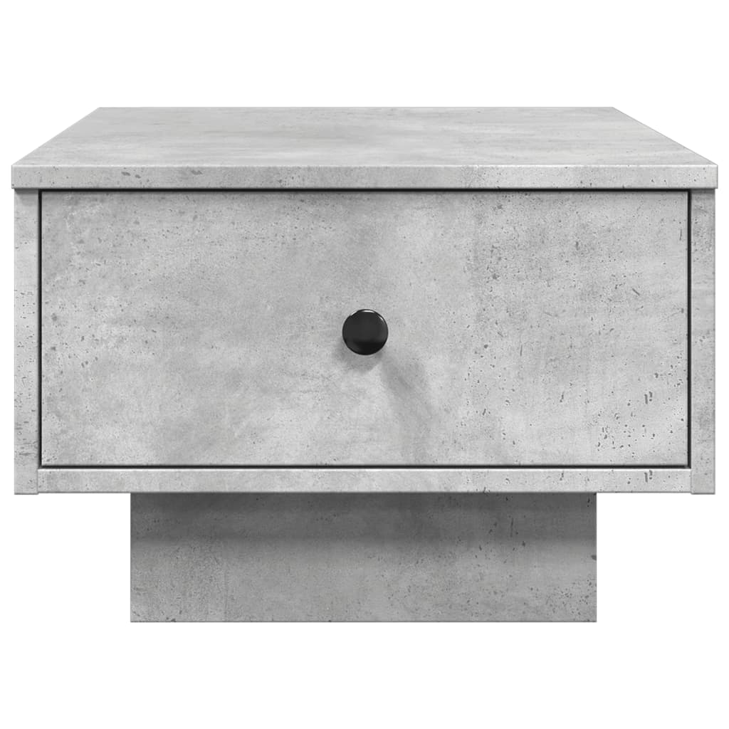 vidaXL Coffee Table Concrete Grey 60x45x31 cm Engineered Wood 4