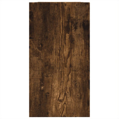 vidaXL Sink Cabinet Smoked Oak 63x29x55 cm Engineered Wood 6