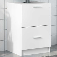vidaXL Sink Cabinet White 40x37x59 cm Engineered Wood 1