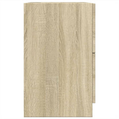 vidaXL Sink Cabinet | Sonoma oak | Engineered Wood | Medium | Bathroom Cabinet 6