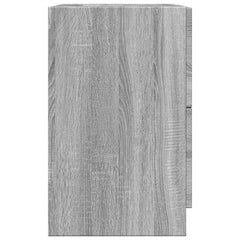vidaXL Sink Cabinet Grey Sonoma 40x37x59 cm Engineered Wood 6