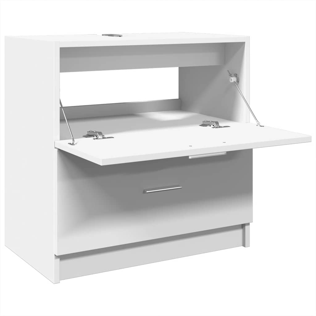 vidaXL Sink Cabinet | White | Engineered wood | Medium | Sink Cabinet 5