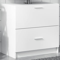 vidaXL Sink Cabinet | White | Engineered wood | Medium | Sink Cabinet 1