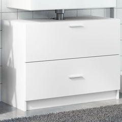 Sink Cabinet Engineered Wood 78 x 37 x 59 cm White