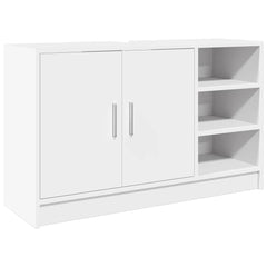 vidaXL Sink Cabinet White 90x29x55 cm Engineered Wood 2
