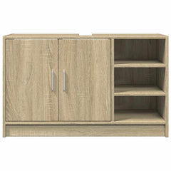 vidaXL Sink Cabinet Sonoma Oak 90x29x55 cm Engineered Wood 4