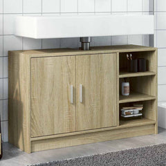 vidaXL Sink Cabinet Sonoma Oak 90x29x55 cm Engineered Wood 1