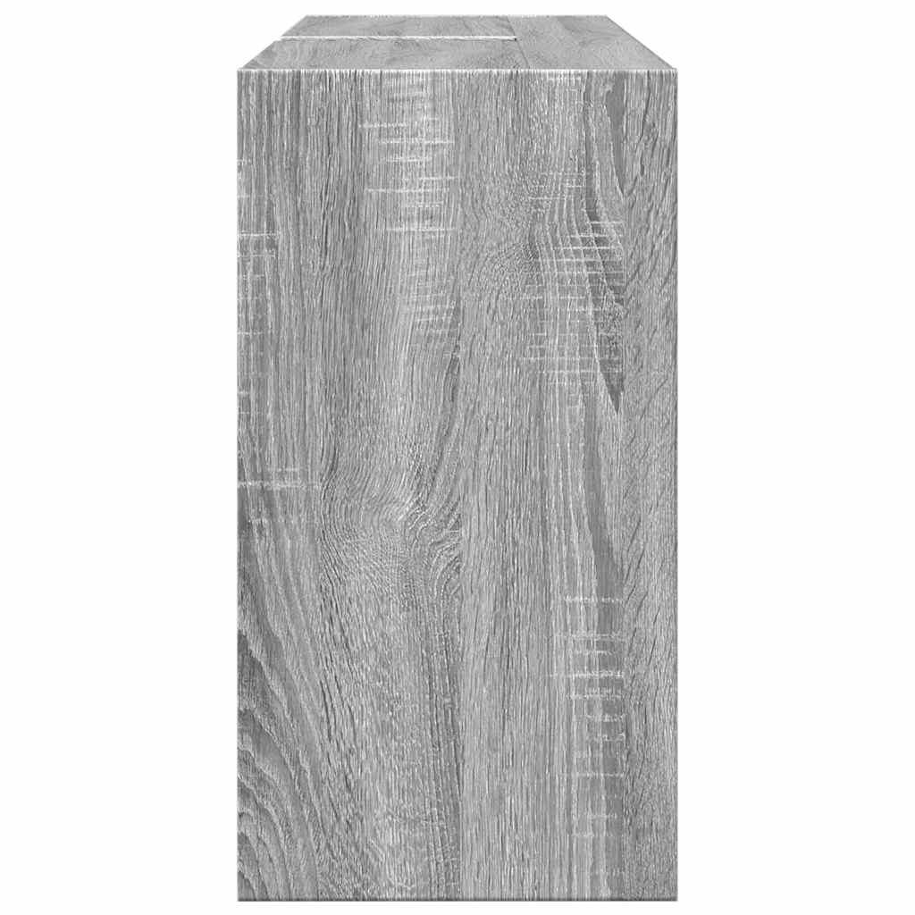 vidaXL Sink Cabinet Grey Sonoma 90x29x55 cm Engineered Wood 6