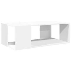 vidaXL Coffee Table White 89.5x48x30 cm Engineered Wood 2
