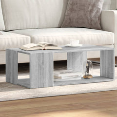 vidaXL Coffee Table Grey Sonoma 89.5x48x30 cm Engineered Wood 1