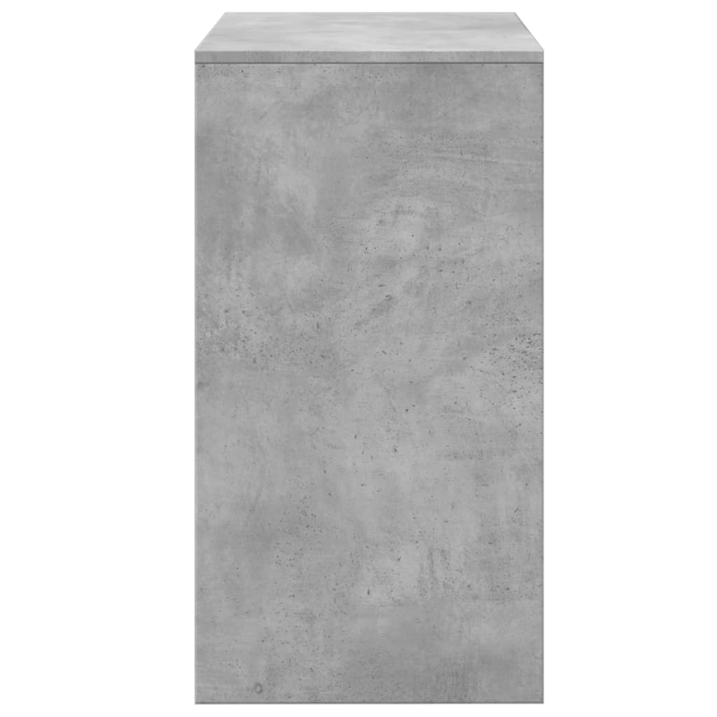 vidaXL Dressing Table and Stool Concrete Grey 60x40x113.5 cm 6