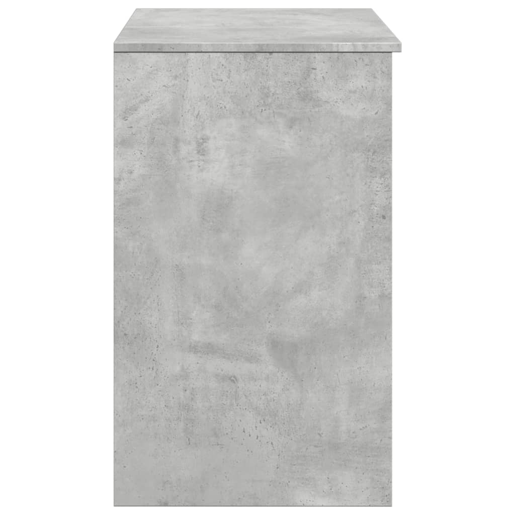 vidaXL Dressing Table with Mirror Concrete Grey 73x46.5x120 cm 6