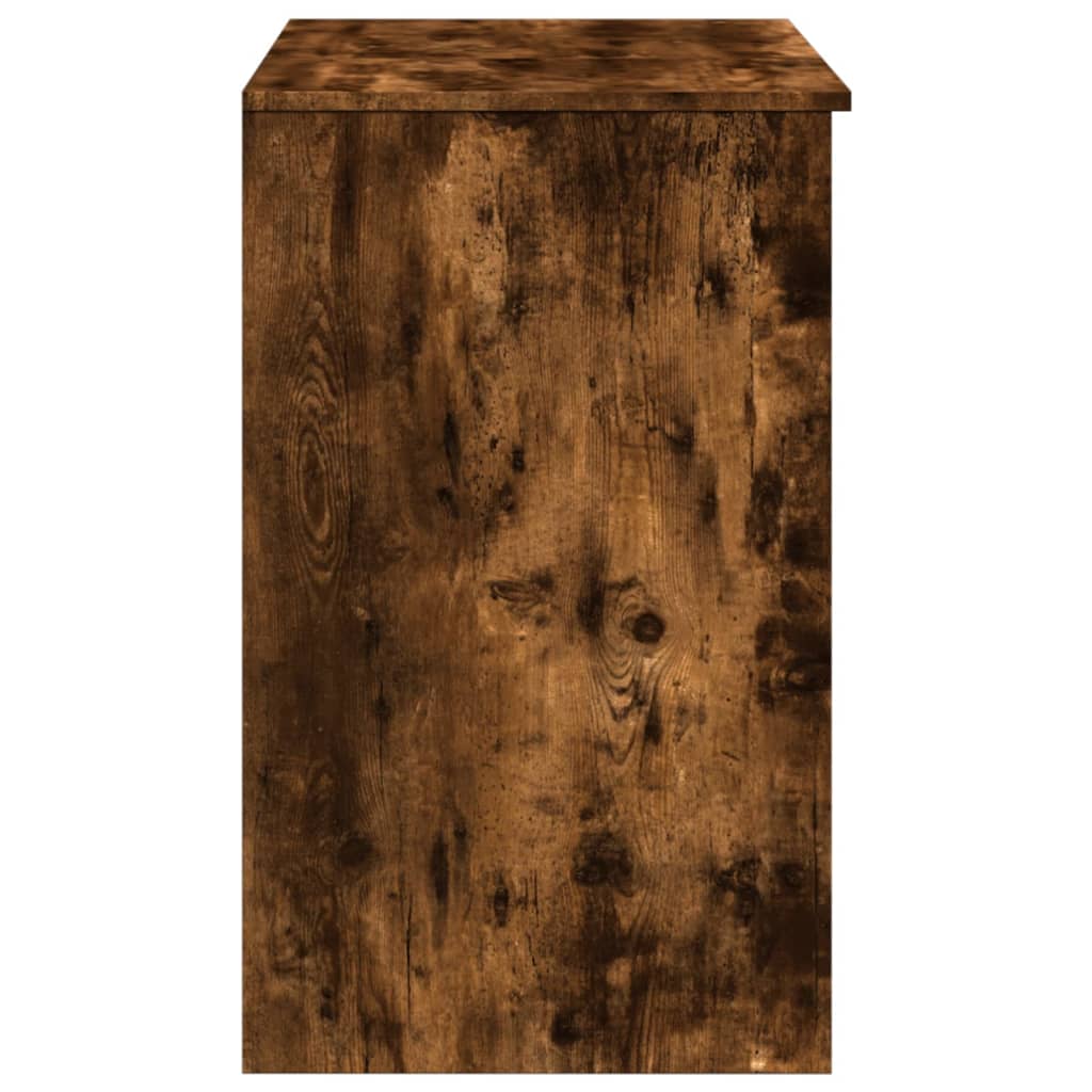 vidaXL Dressing Table with Mirror Smoked Oak 73x46.5x120 cm 6