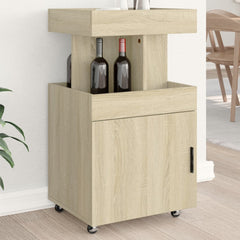 Bar Cart 50x41x89 cm Engineered Wood Sonoma oak