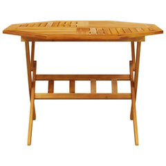 vidaXL 5 Piece Folding Garden Dining Set Solid Wood Acacia 4
