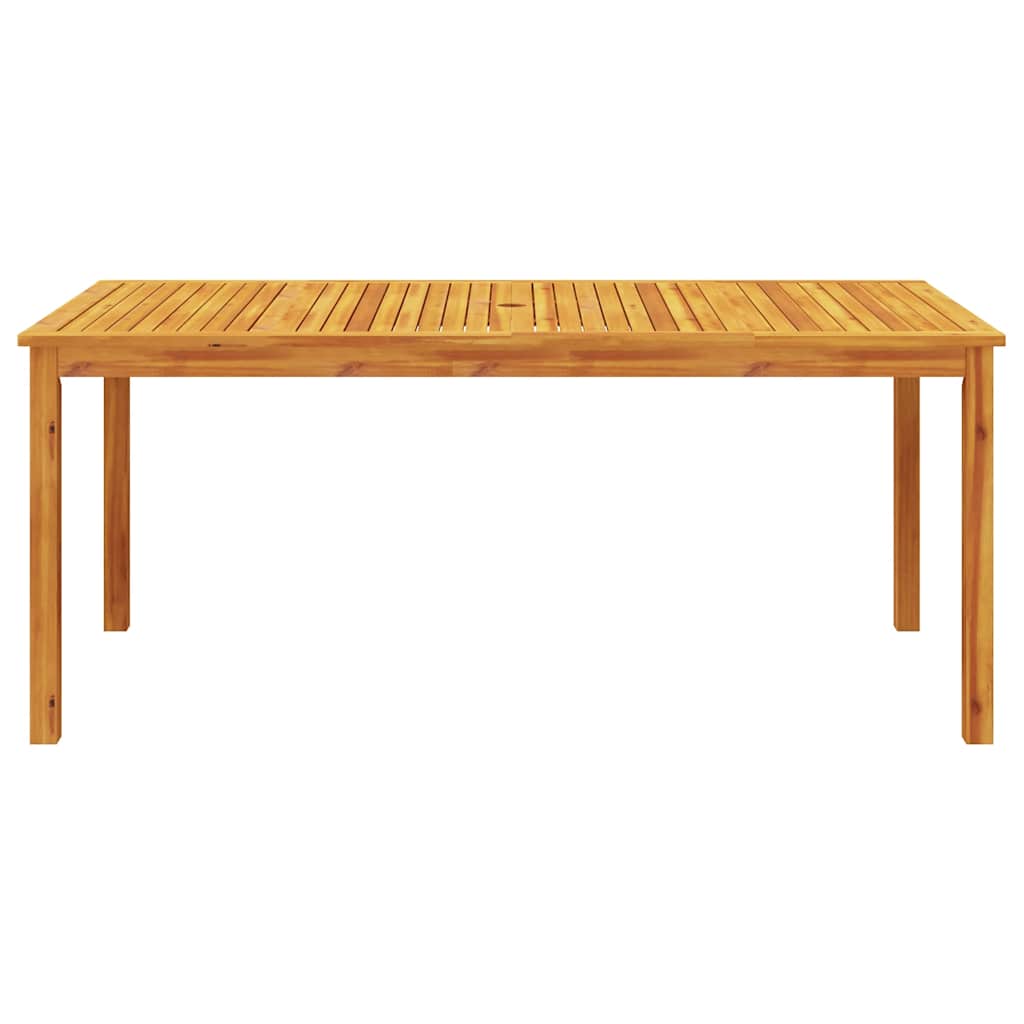 vidaXL 7 Piece Garden Dining Set 180x90x75 cm Solid Wood Acacia 4