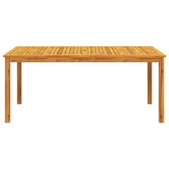 vidaXL 7 Piece Garden Dining Set 180x90x75 cm Solid Wood Acacia 4