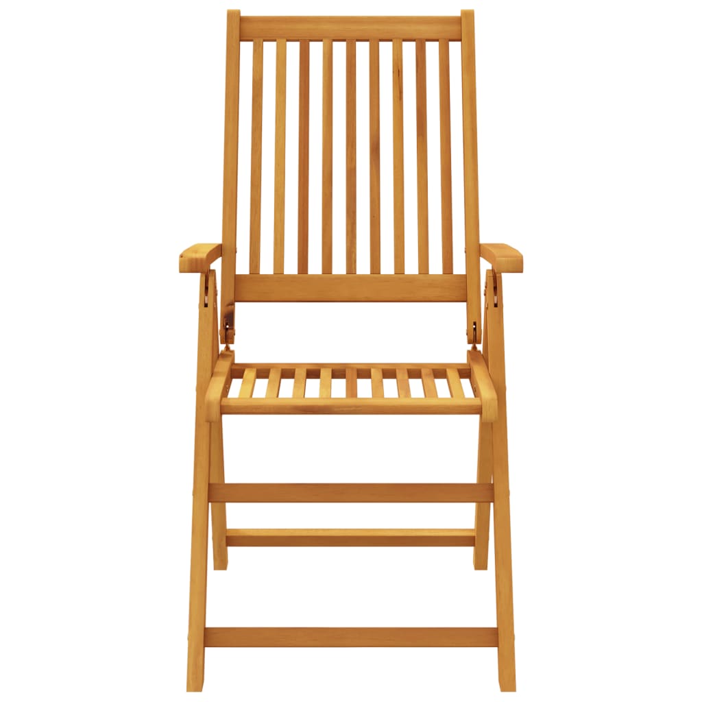 vidaXL 3 Piece Garden Dining Set 85x85x74 cm Solid Wood Acacia 6