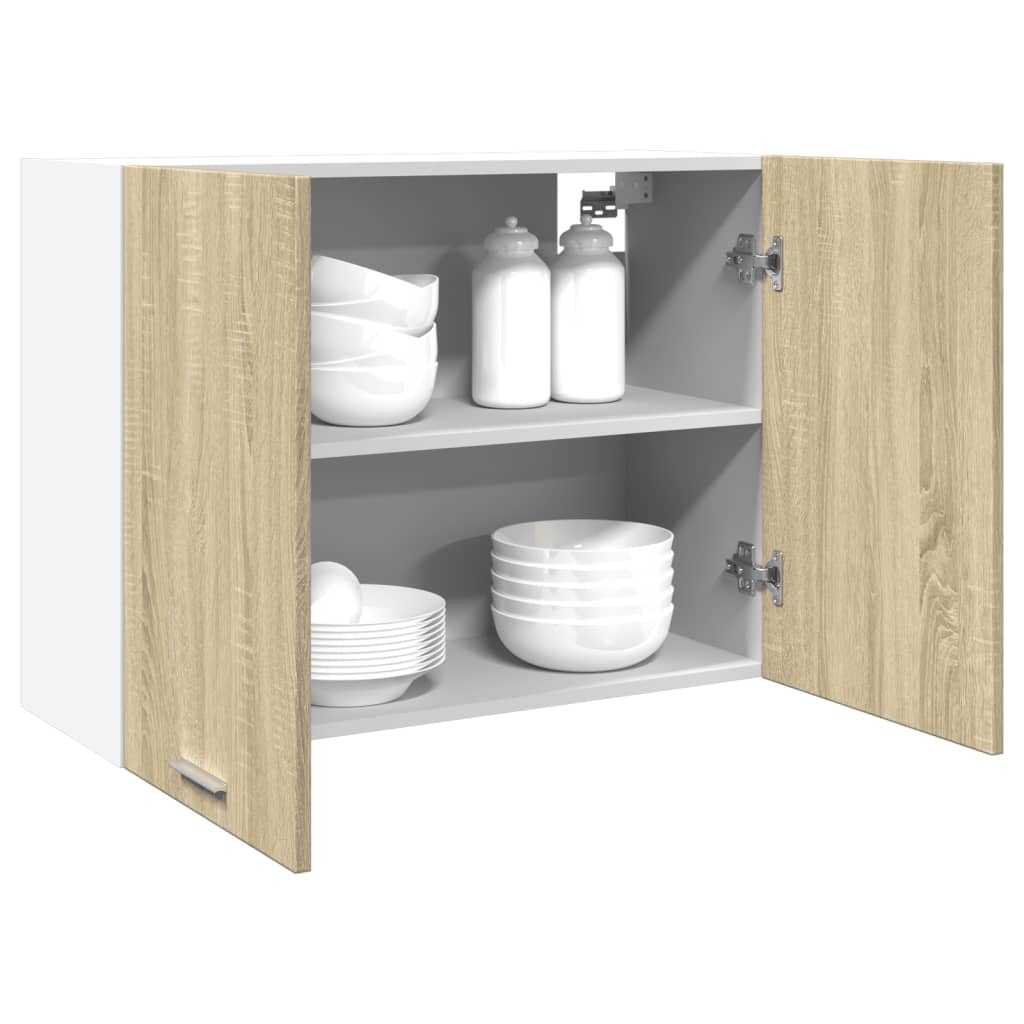 vidaXL Hanging Cabinet Lyon Sonoma Oak 80x31x60 cm Engineered Wood 4