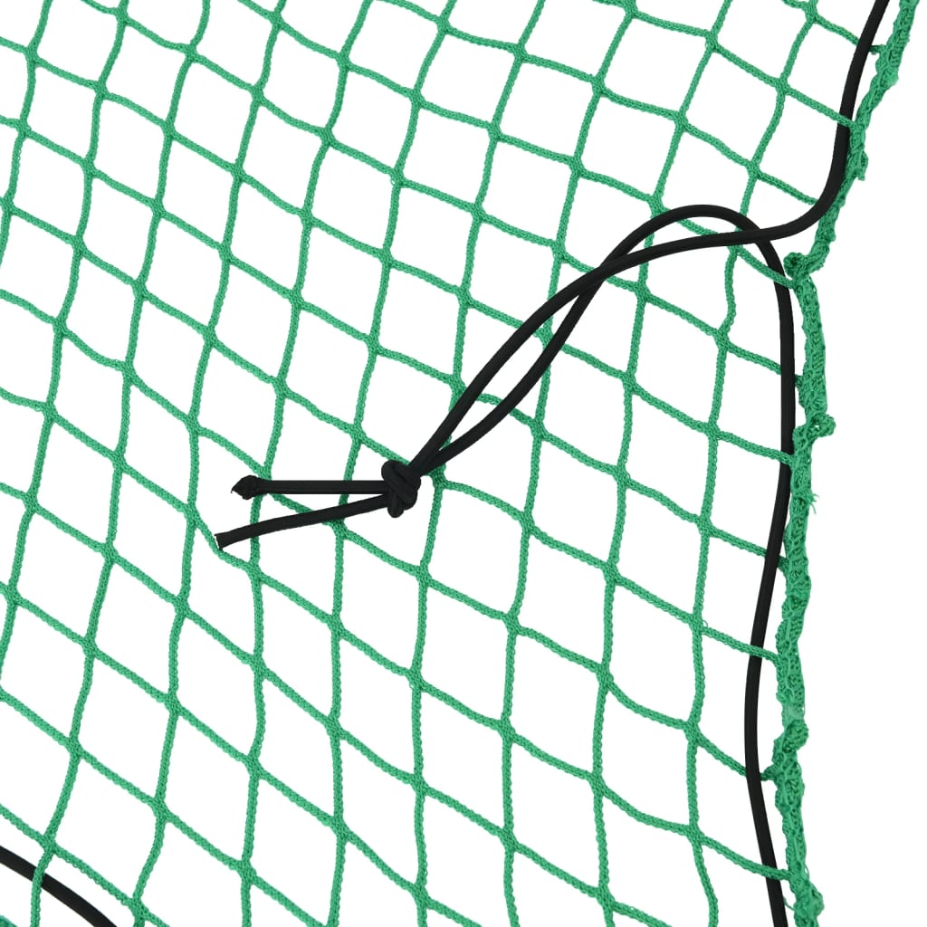 vidaXL Trailer Net with Elastic Rope Green 4.5x2.5 m PP 3