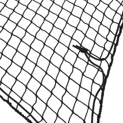 vidaXL Trailer Net with Elastic Rope Black 3.5x3 m PP 3