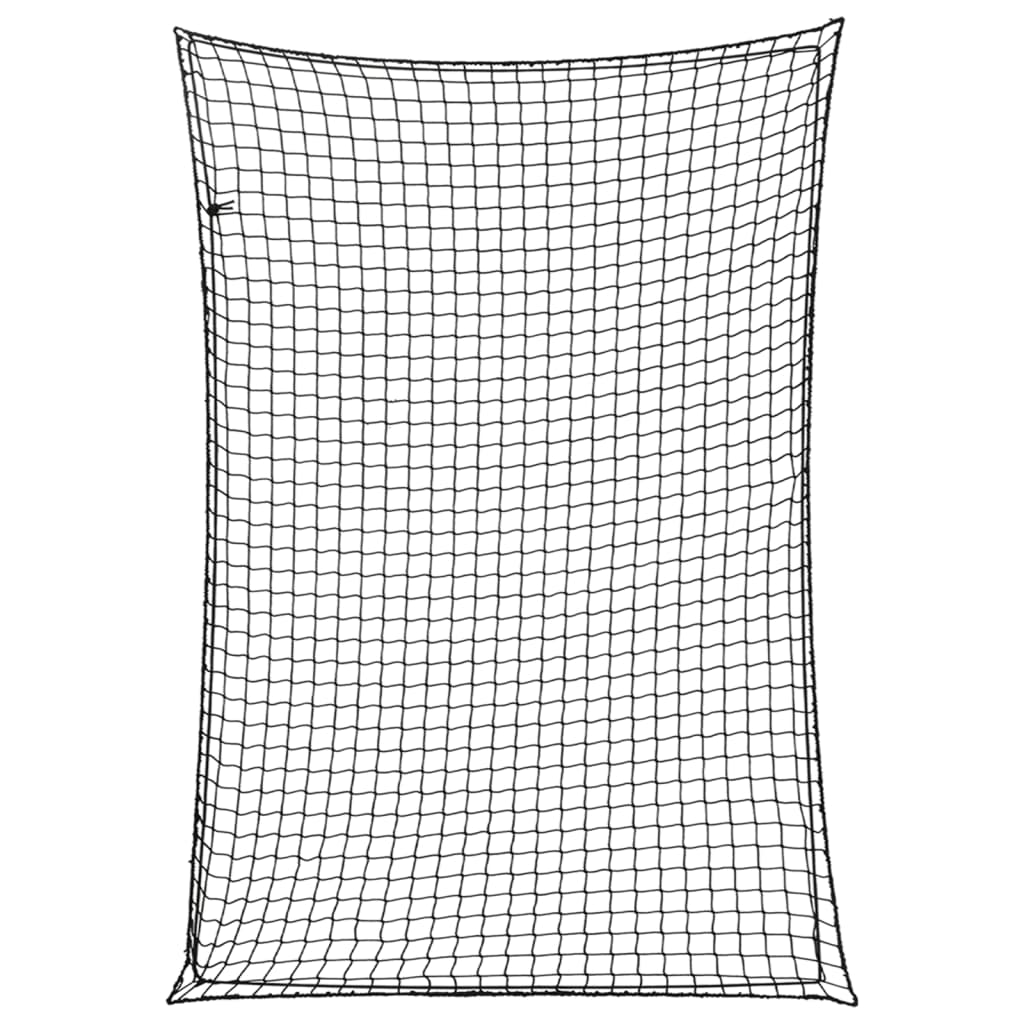 Trailer Net with Elastic Rope 5x3.5 m PP Black 5 m