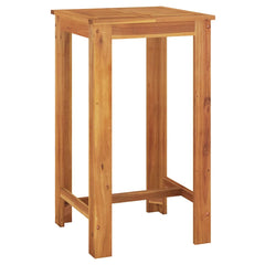 vidaXL 5 Piece Garden Bar Set Brown Solid Wood Acacia and Poly Rattan 5