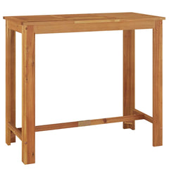 vidaXL 5 Piece Garden Bar Set Brown Solid Wood Acacia and Poly Rattan 5