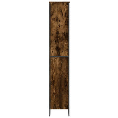 vidaXL Book Cabinet Smoked Oak 80x31x169 cm Engineered wood 5