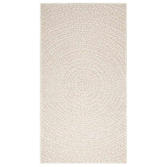 vidaXL Rug ZIZUR Cream 80x150 cm Jute Look Indoor and Outdoor 3