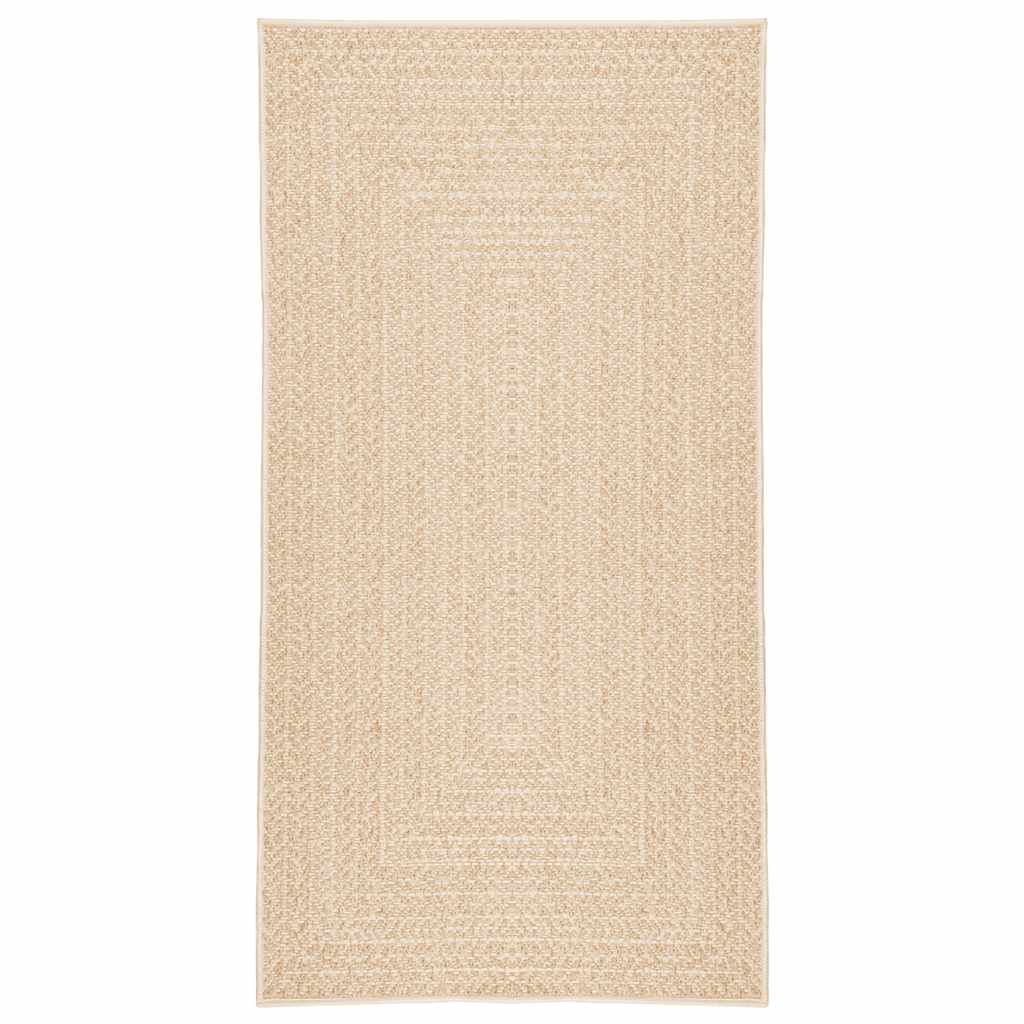 vidaXL Rug ZIZUR Beige 60x110 cm Jute Look Indoor and Outdoor 2
