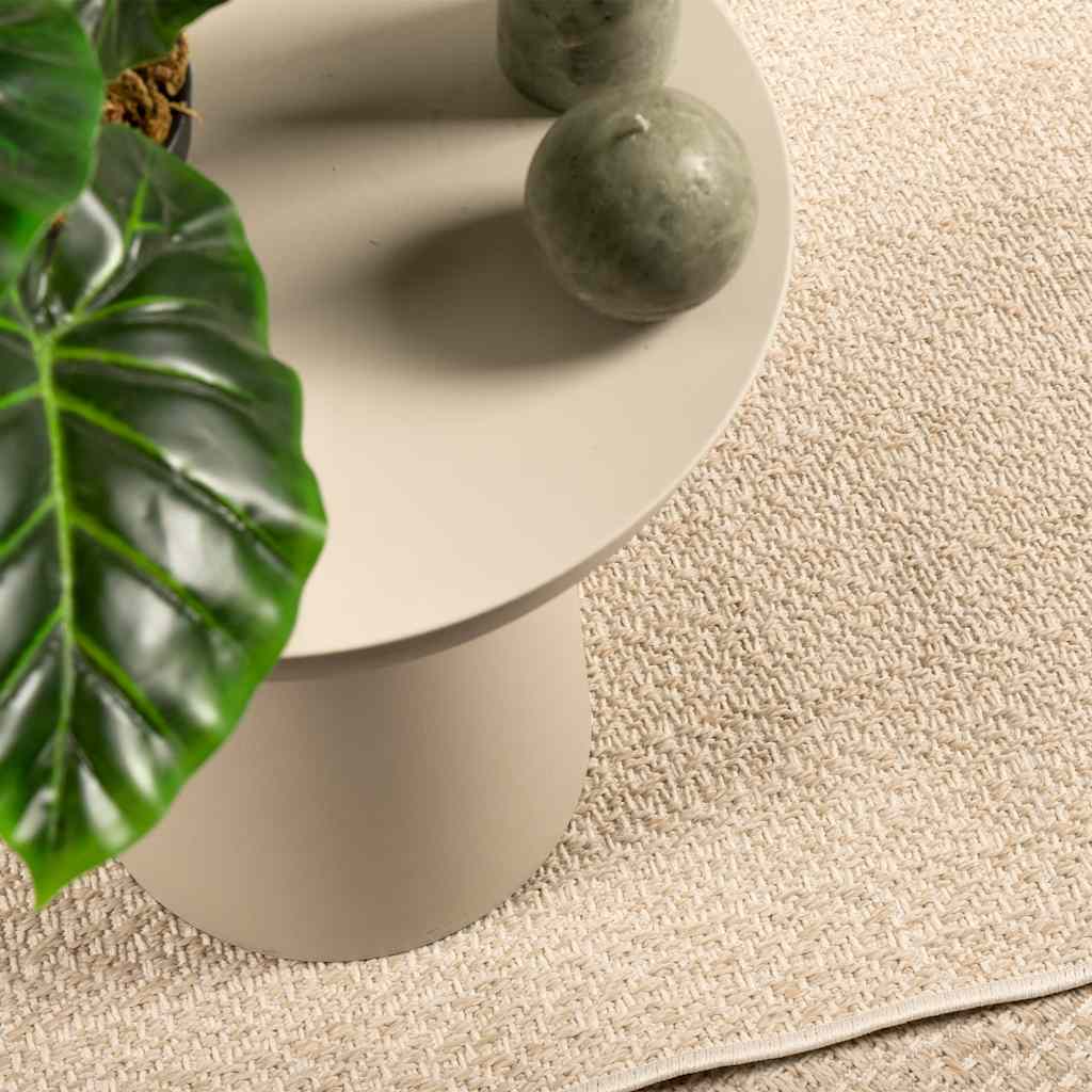 vidaXL Rug ZIZUR Beige 60x110 cm Jute Look Indoor and Outdoor 1