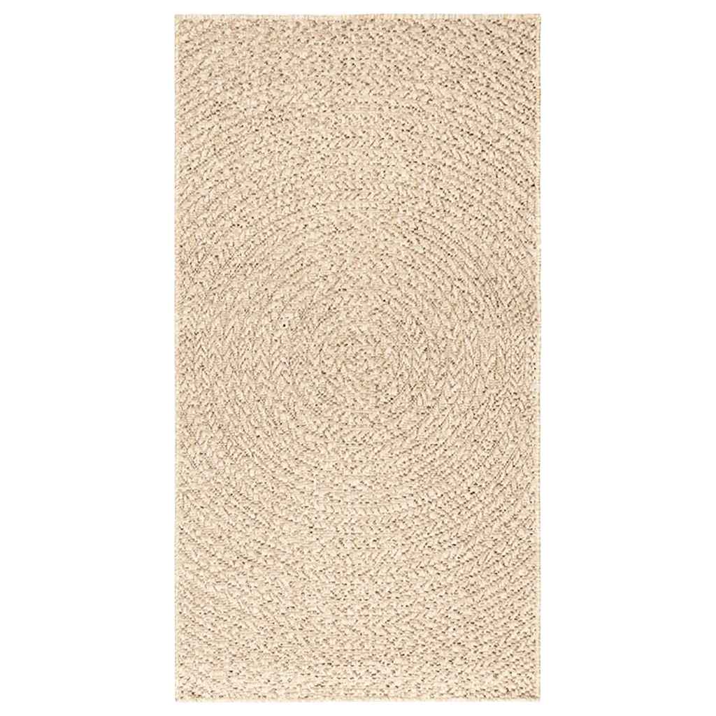 vidaXL Rug ZIZUR Beige 60x110 cm Jute Look Indoor and Outdoor 2