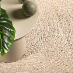 vidaXL Rug ZIZUR Beige 60x110 cm Jute Look Indoor and Outdoor 1