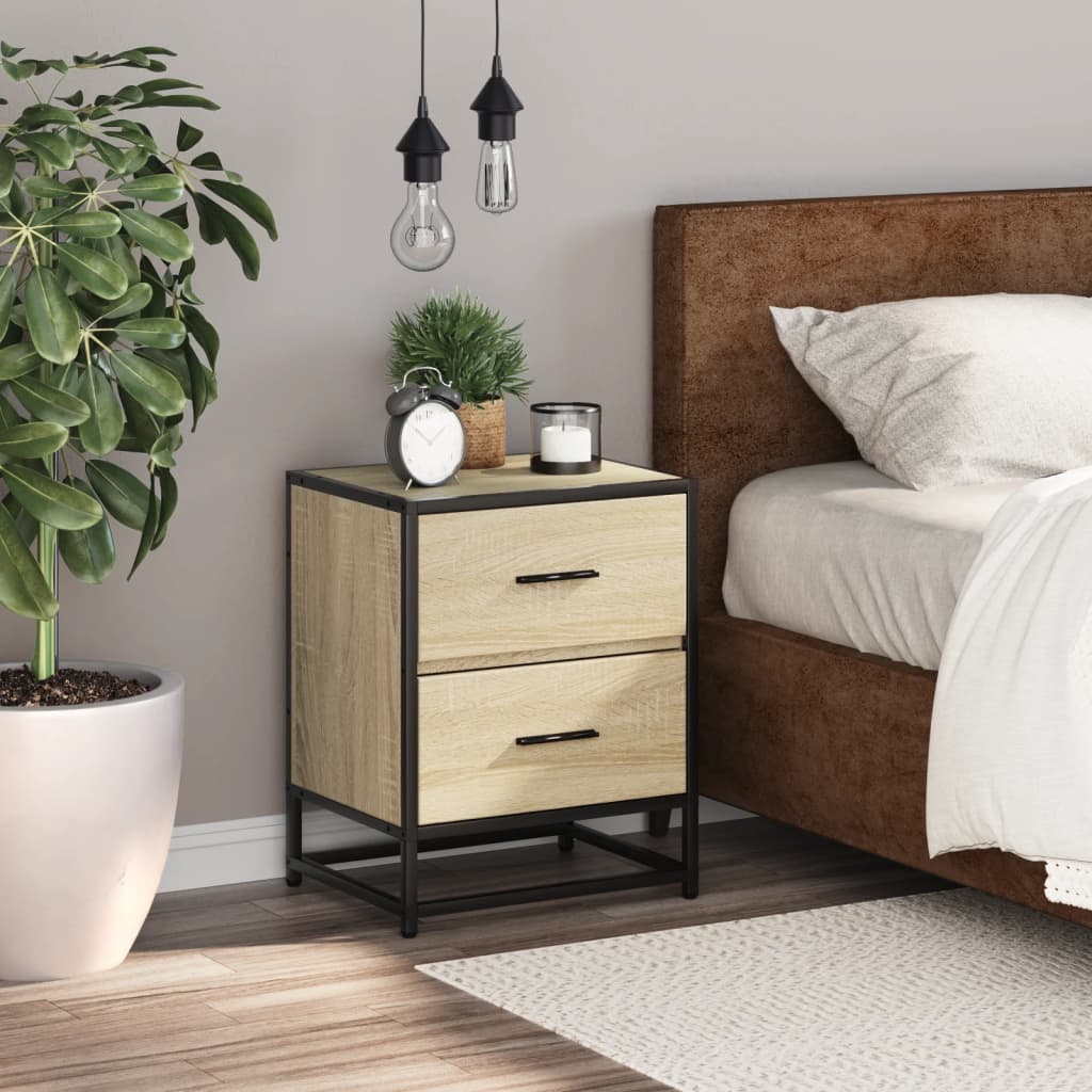 Bedside Cabinet Engineered Wood