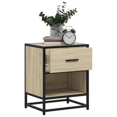 vidaXL Bedside Cabinets 2 pcs Sonoma Oak 40x31x50 cm Engineered Wood 4