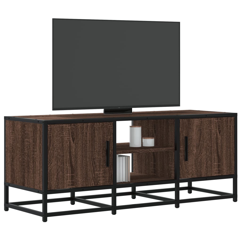 vidaXL TV Cabinet 100x35x41 cm Engineered Wood and Metal
