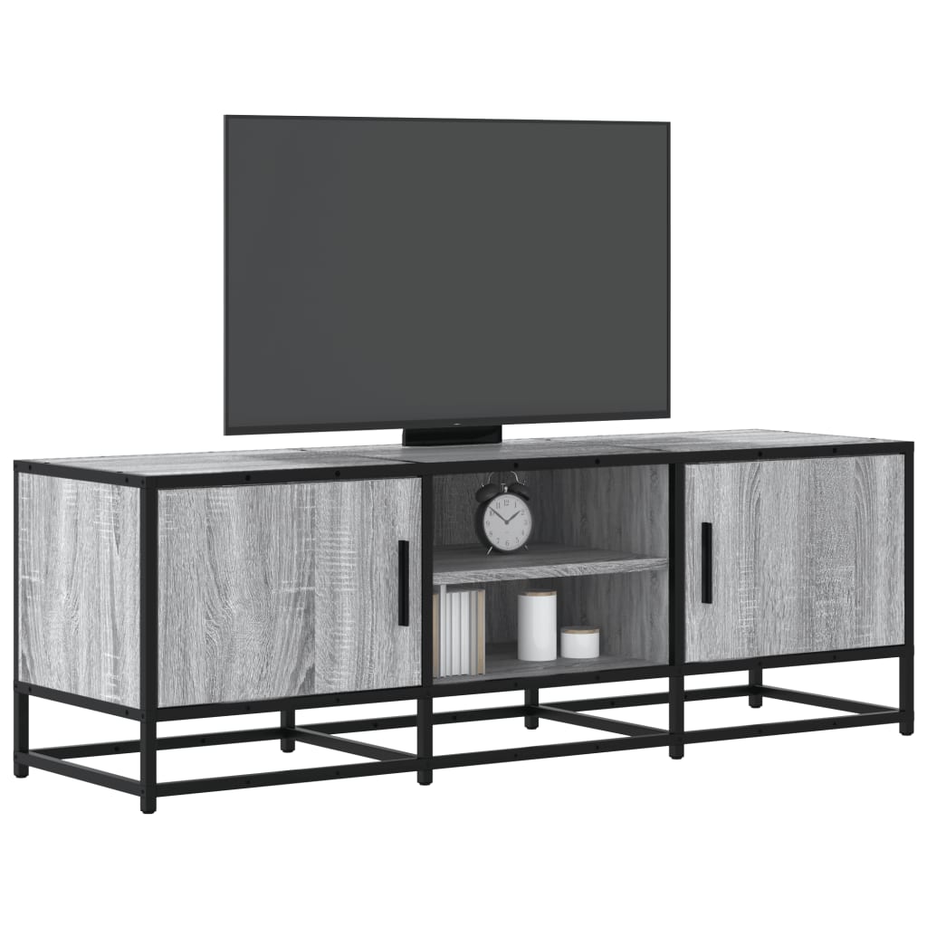 vidaXL TV Cabinet 100x35x41 cm Engineered Wood and Metal