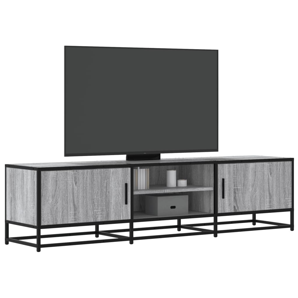 vidaXL TV Cabinet 100x35x41 cm Engineered Wood and Metal