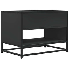 vidaXL TV Cabinet Black 61x40x46 cm Engineered Wood and Metal 5