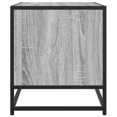 vidaXL TV Cabinet Grey Sonoma 120,5x40x46 cm Engineered Wood and Metal 6