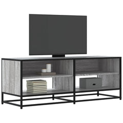 vidaXL TV Cabinet Grey Sonoma 120,5x40x46 cm Engineered Wood and Metal 1