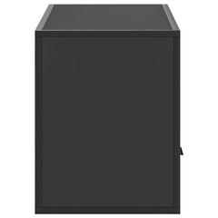 vidaXL TV Cabinet Black 100x31x39.5 cm Engineered Wood and Metal 5