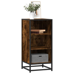 vidaXL Sideboard Smoked Oak 35.5x35x76 cm Engineered Wood and Metal 1