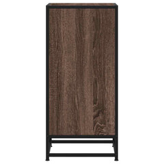 vidaXL Sideboard Brown Oak 35.5x35x76 cm Engineered Wood and Metal 5