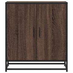 vidaXL Sideboard Brown Oak 68x35x76 cm Engineered Wood and Metal 4