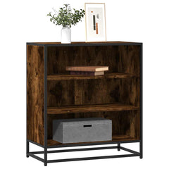 vidaXL Sideboard Smoked Oak 68x35x76 cm Engineered Wood and Metal 1